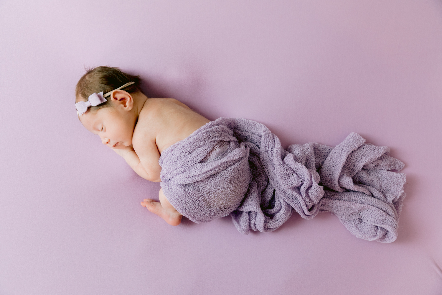 Creative Disney themed newborn photos for Orange County family