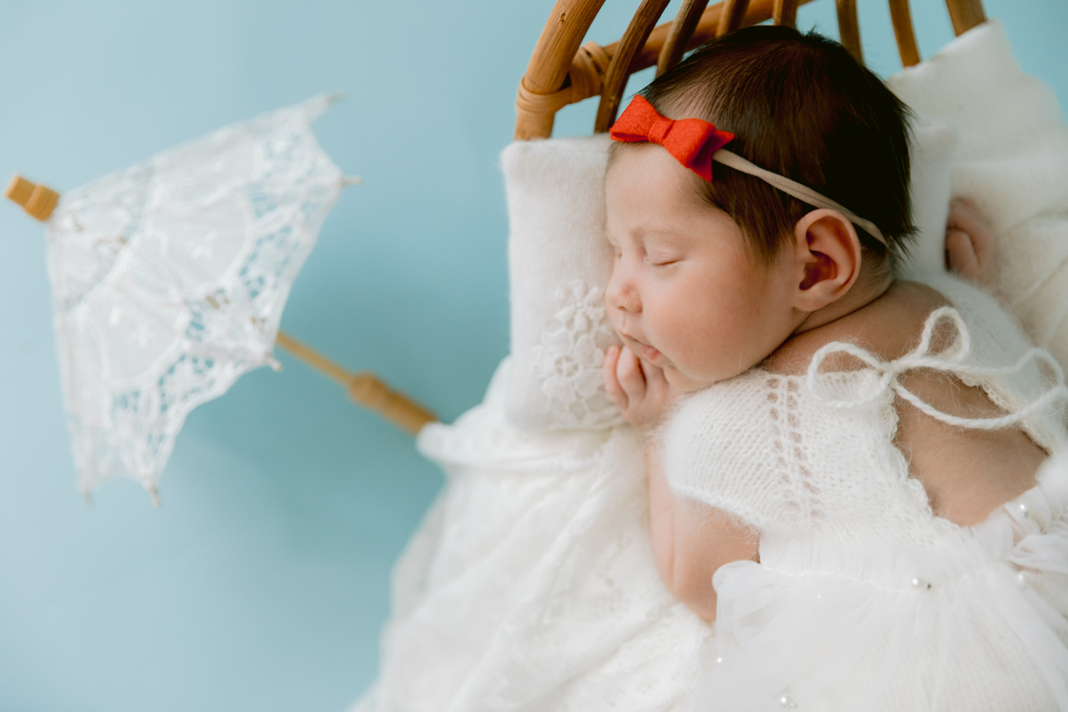 Disney inspired newborn session photographed in Orange County