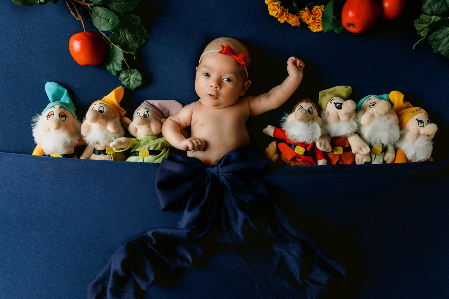 Snow White Newborn Photography Session