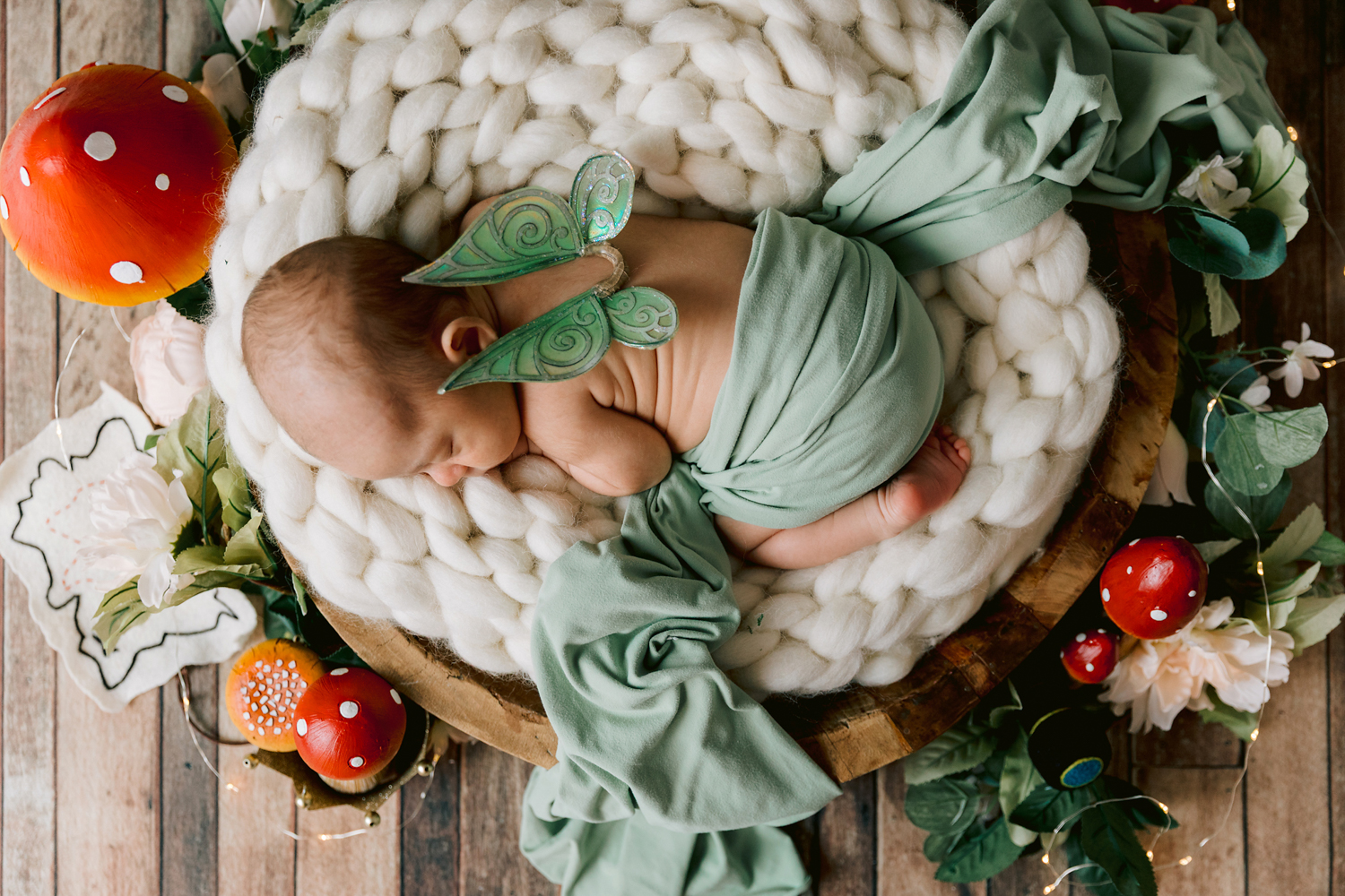 Orange County Newborn Photographer Studio Session