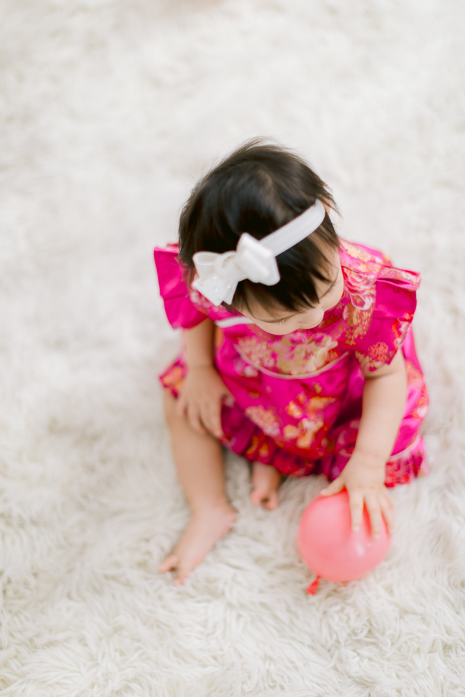 First Birthday Cake Smash Photography at Santa Ana Studio