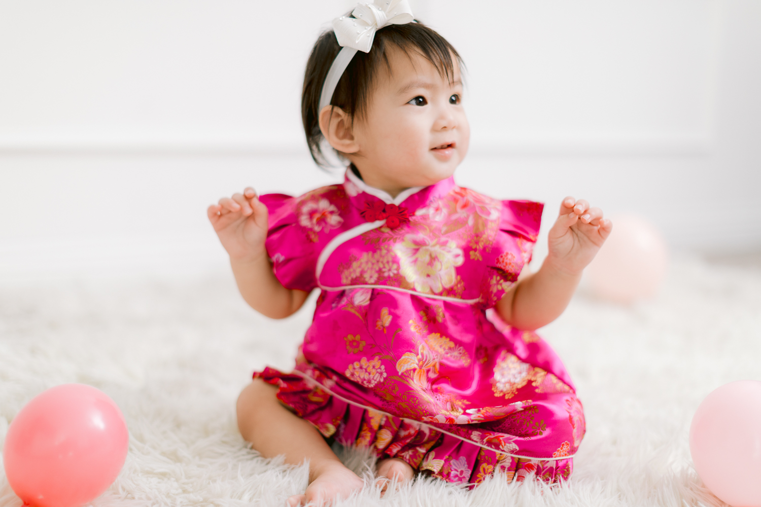 First Birthday Cake Smash Photography at Santa Ana Studio