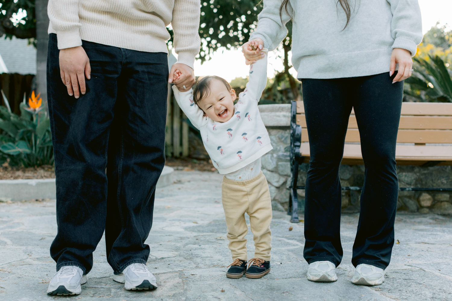 Christmas mini session in Orange, CA with a family during the holidays