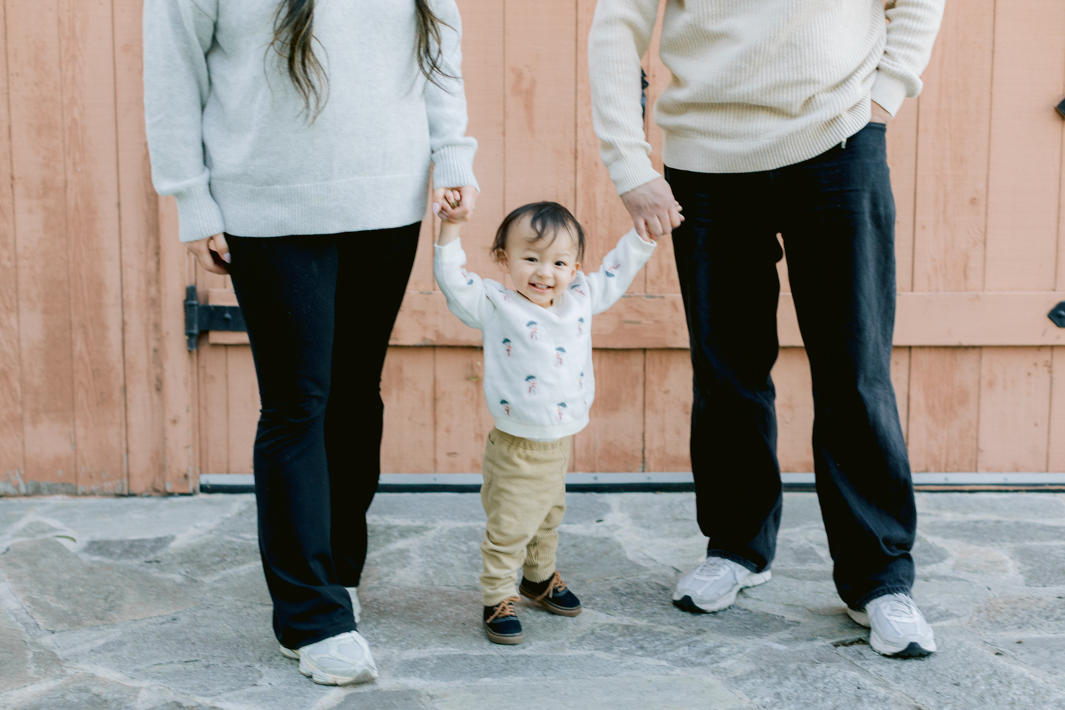 Christmas mini session in Orange, CA with a family during the holidays