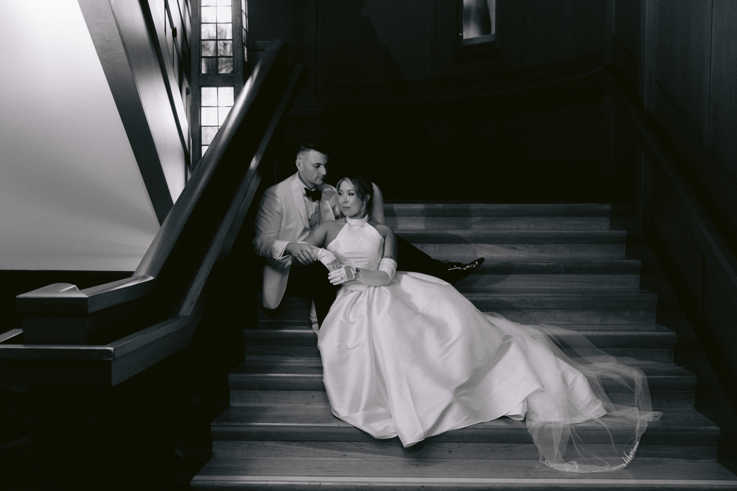 James Bond–themed wedding at the Disneyland Hotel in December