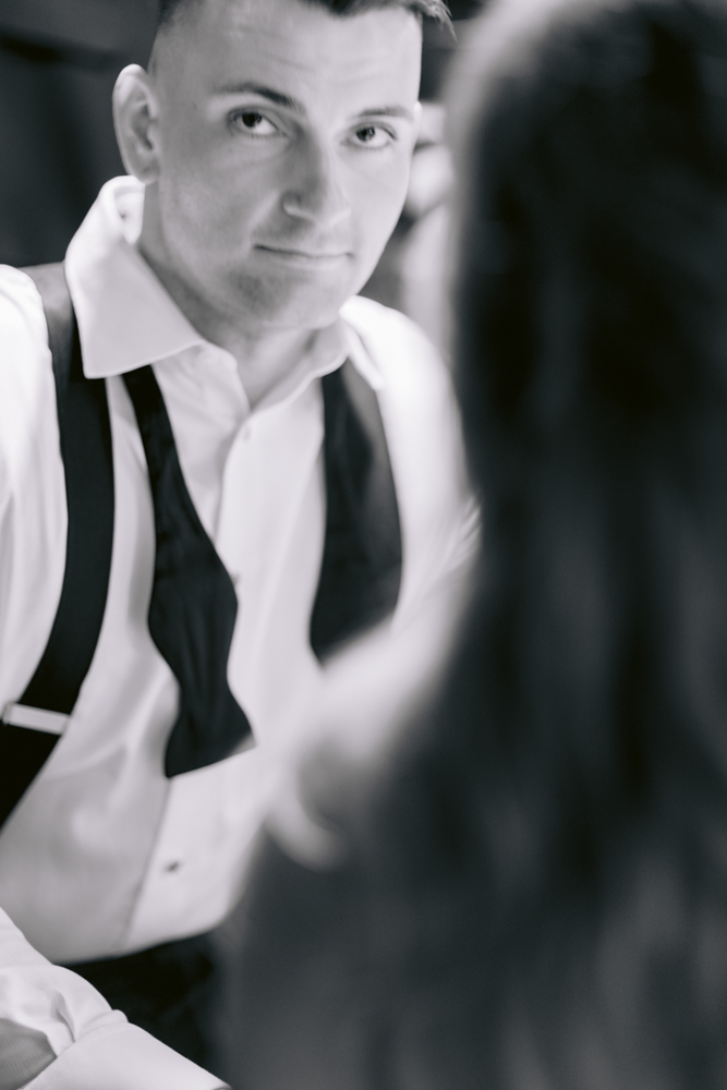 James Bond–themed wedding reception at the Disneyland Hotel in December on the Adventure Lawn