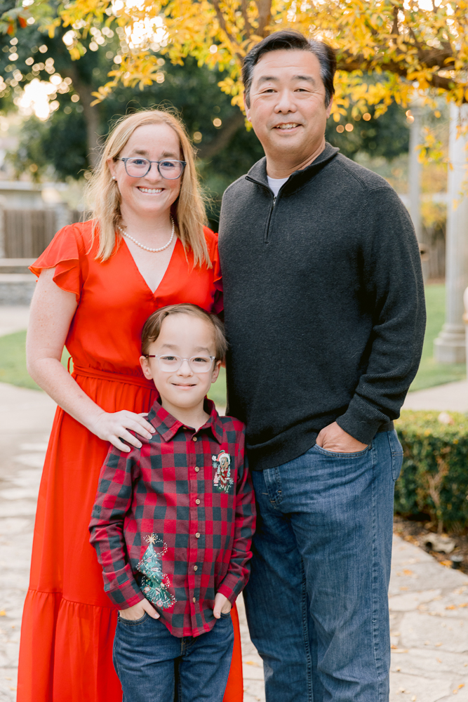 Holiday family mini session in Orange, CA