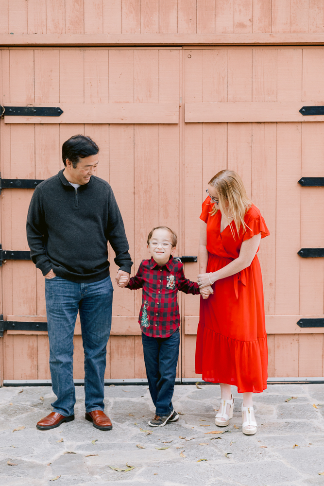 Holiday family mini session in Orange, CA