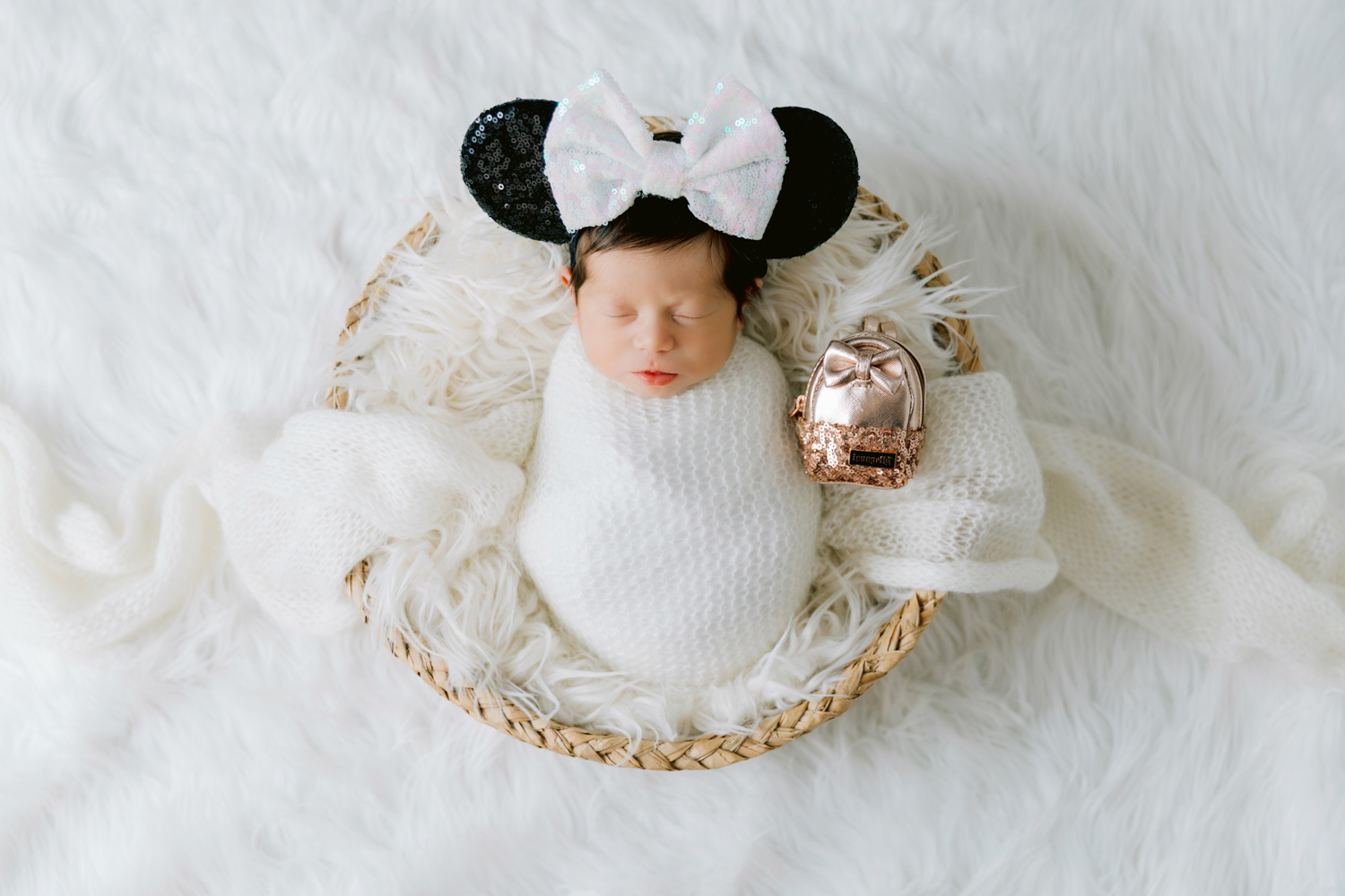 Whimsical Disney Newborn Photography – Orange County