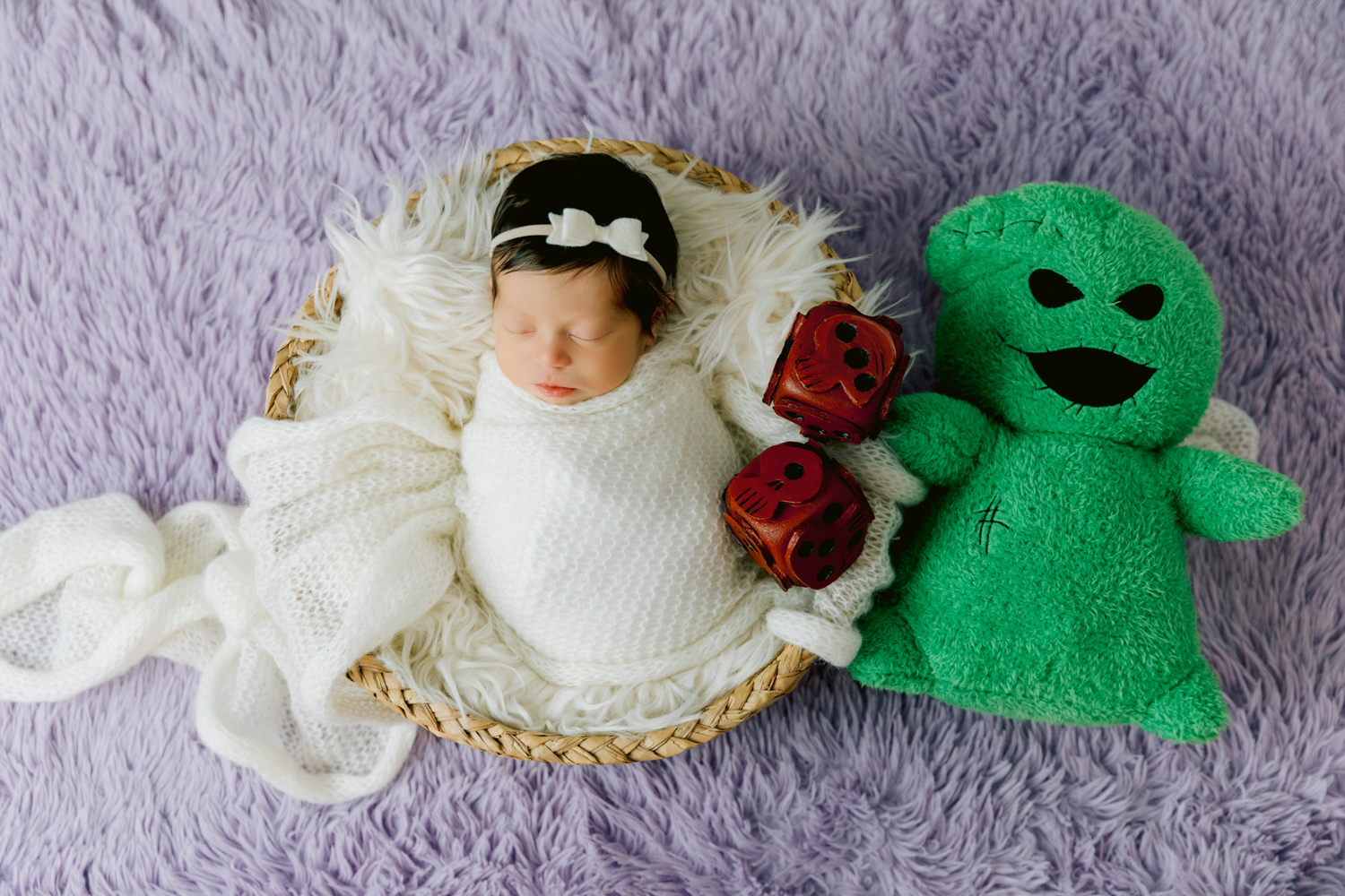 Nightmare Before Christmas Newborn Session – Orange County Photographer