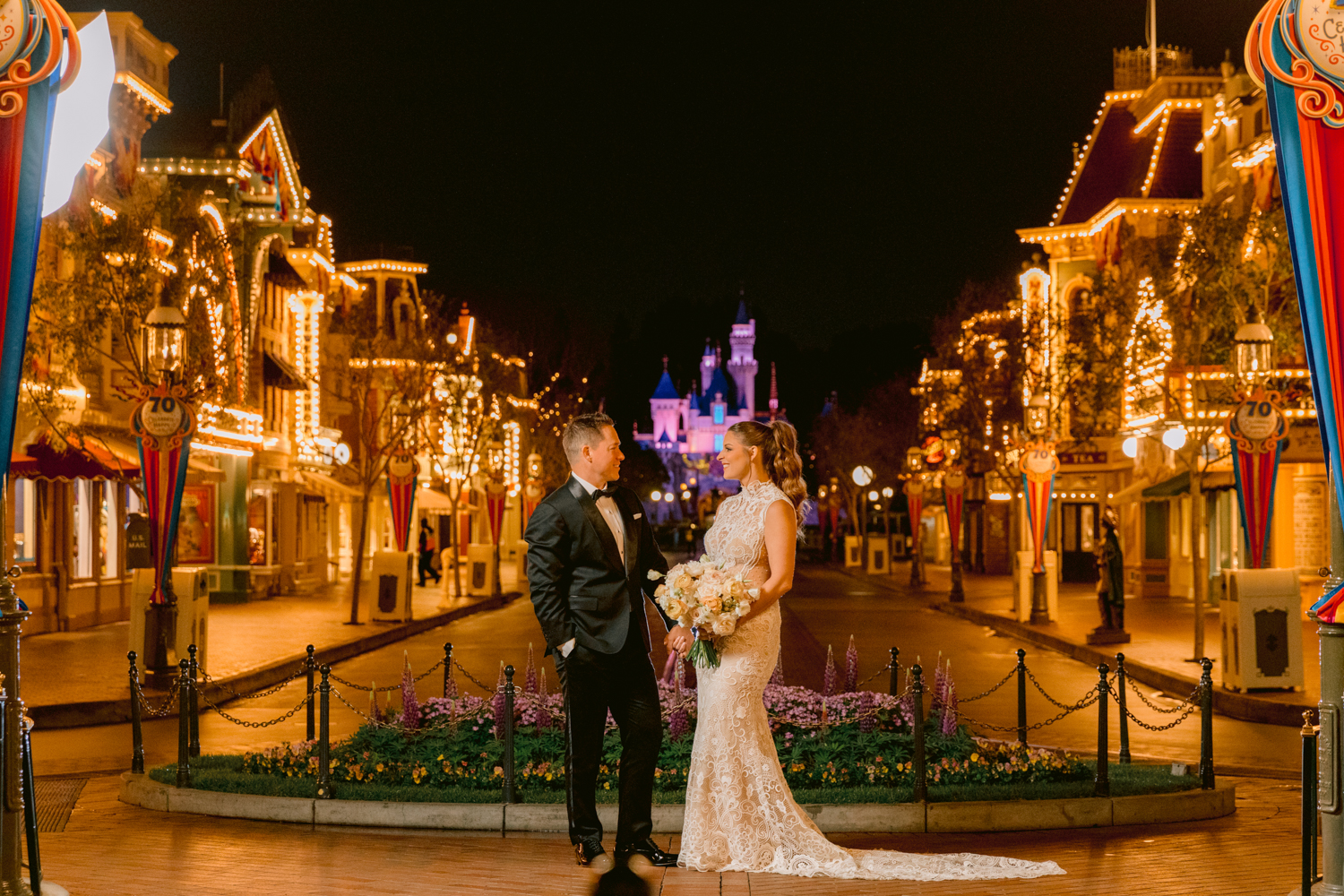 Main Street Wedding Photos at Disneyland